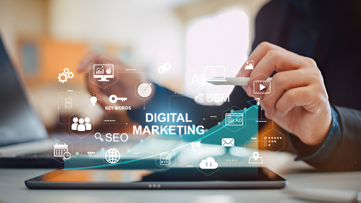 Digital marketing team working on strategies